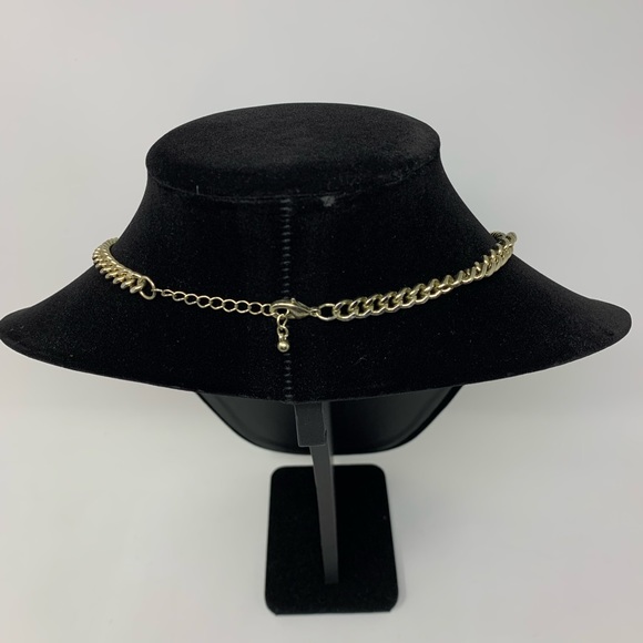 Gold Boho Blue Green Jewel Necklace! - Picture 4 of 8